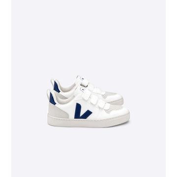 Veja V-10 CWL Tenisky Detske White/Navy | SK 857FDN